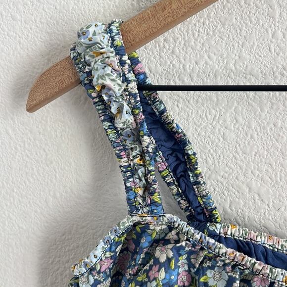 American Eagle Floral Coquette Mini Crop Stretch Strap Double Layered Large - Picture 3 of 6